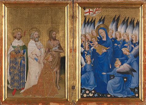  The Wilton Diptych! Illuminacja Mistyczna i Pełna Symboliki